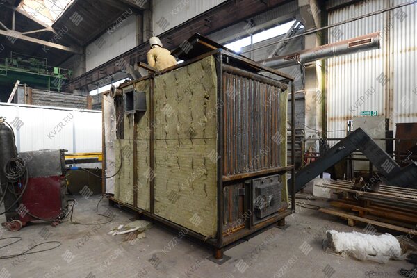 Изготовление водогрейного котла 0.8 МВт работающего без дымососа