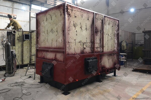 Изготовление котла 2000 кВт с водяными колосниками